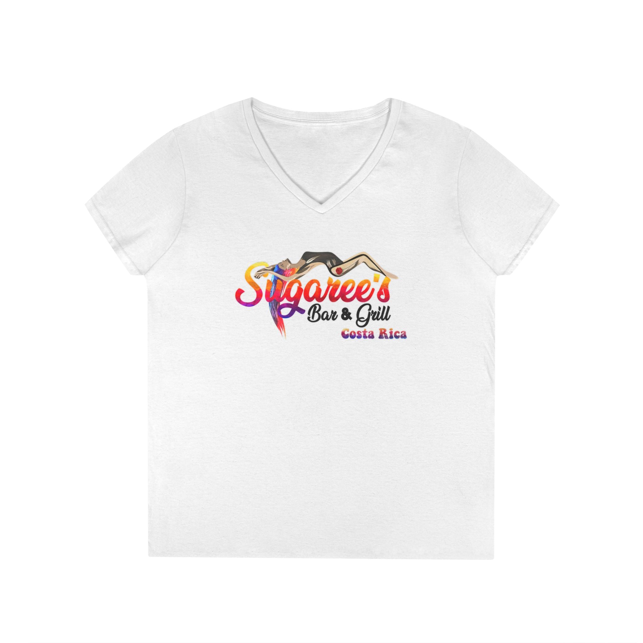 Woman V-Neck T-Shirt | Front Sugarees