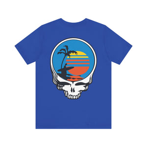 Unisex T Shirt Short Sleeve | Front Skull Back Skull