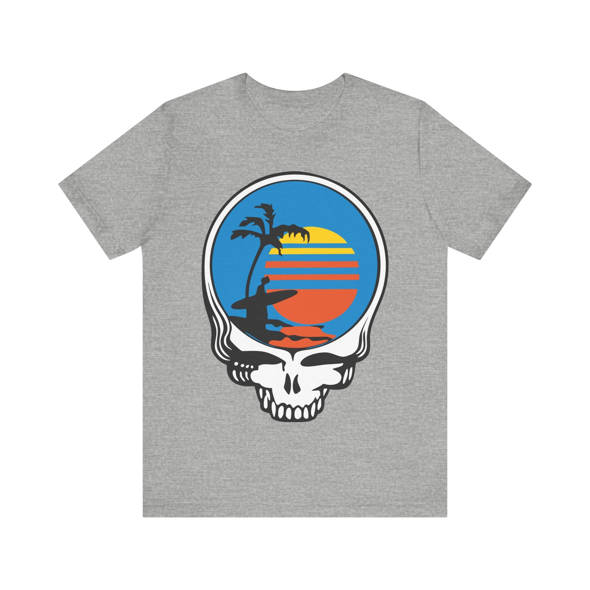 Unisex T Shirt Short Sleeve | Front Skull