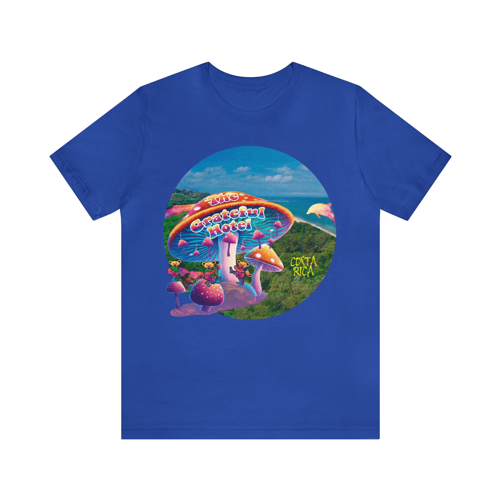 Unisex T Shirt Short Sleeve | Front Mushroom Circle