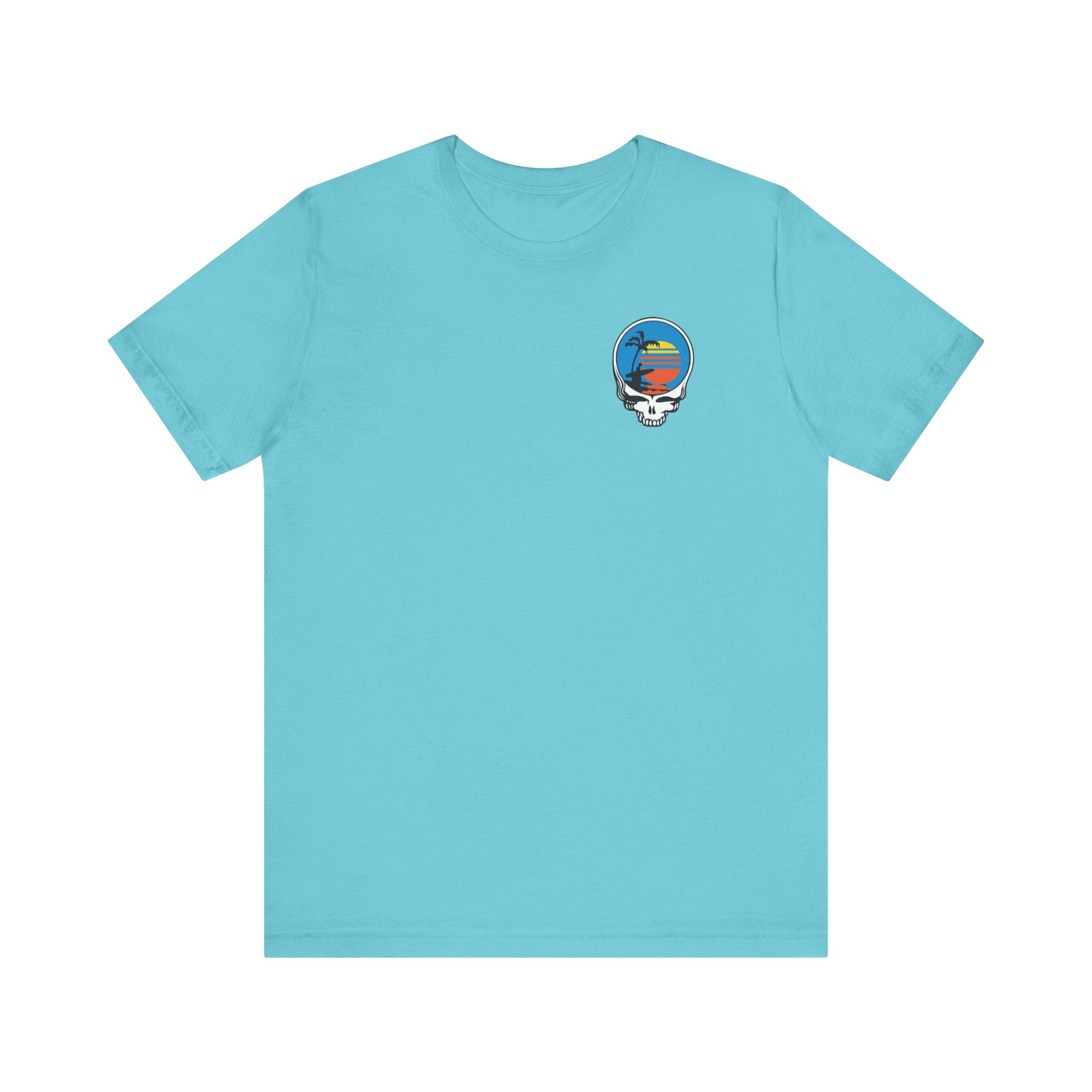 Unisex T Shirt Short Sleeve | Front Skull Back Skull