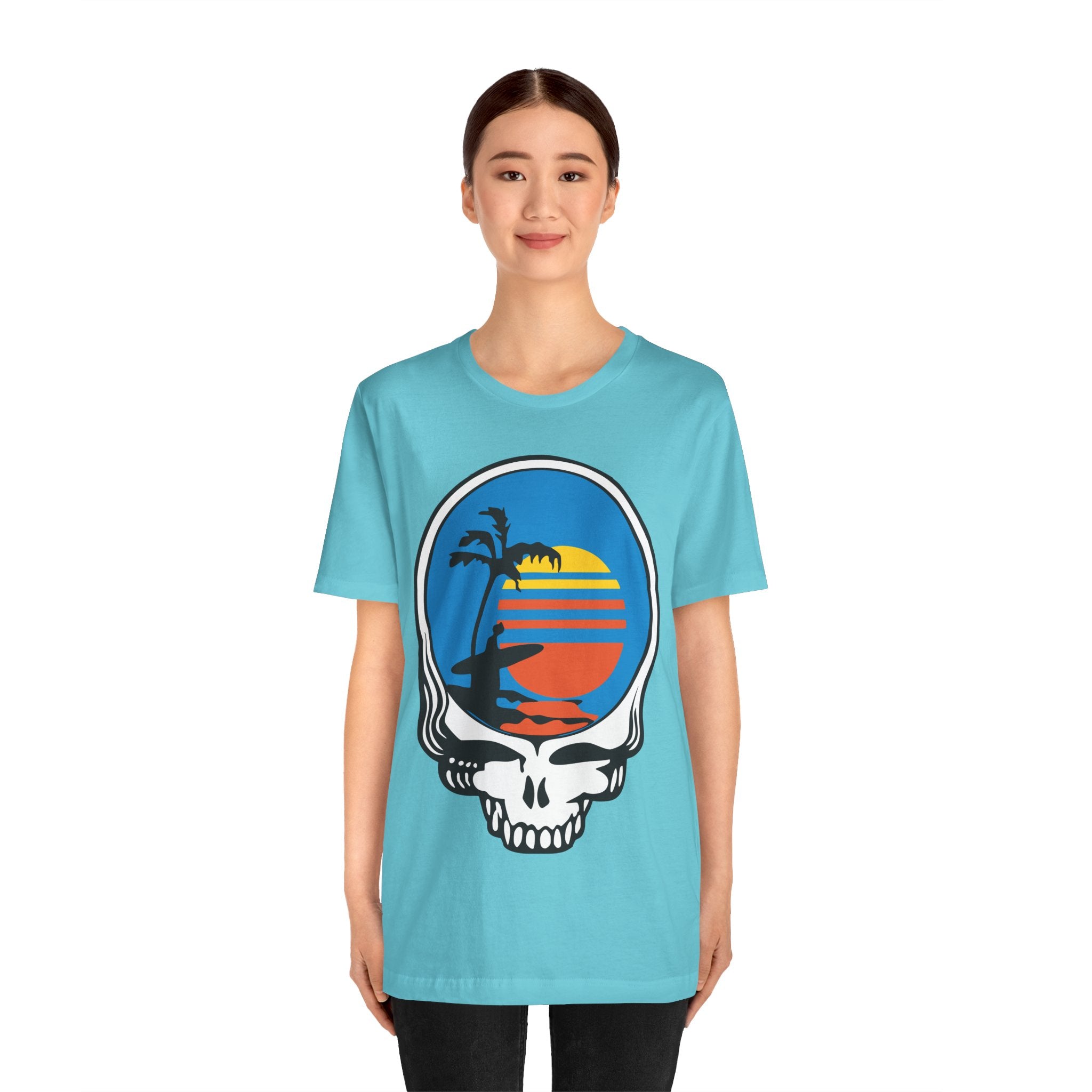 Unisex T Shirt Short Sleeve | Front Skull