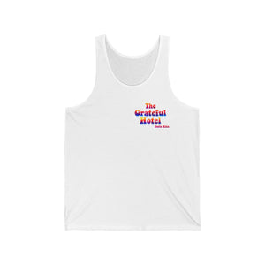 Unisex Jersey Tank | Front TGH Back Surfer