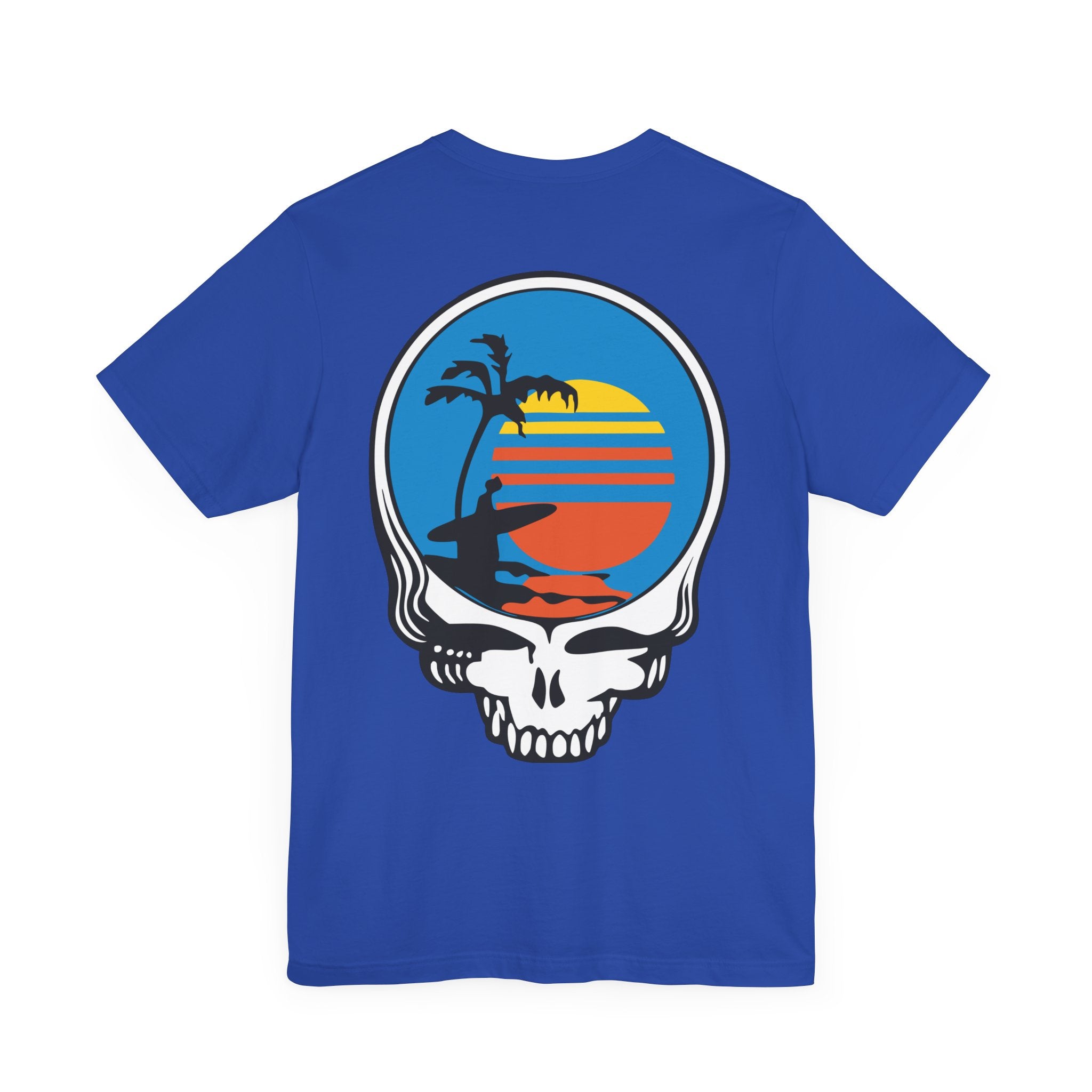Unisex T Shirt Short Sleeve | Front Skull Back Skull