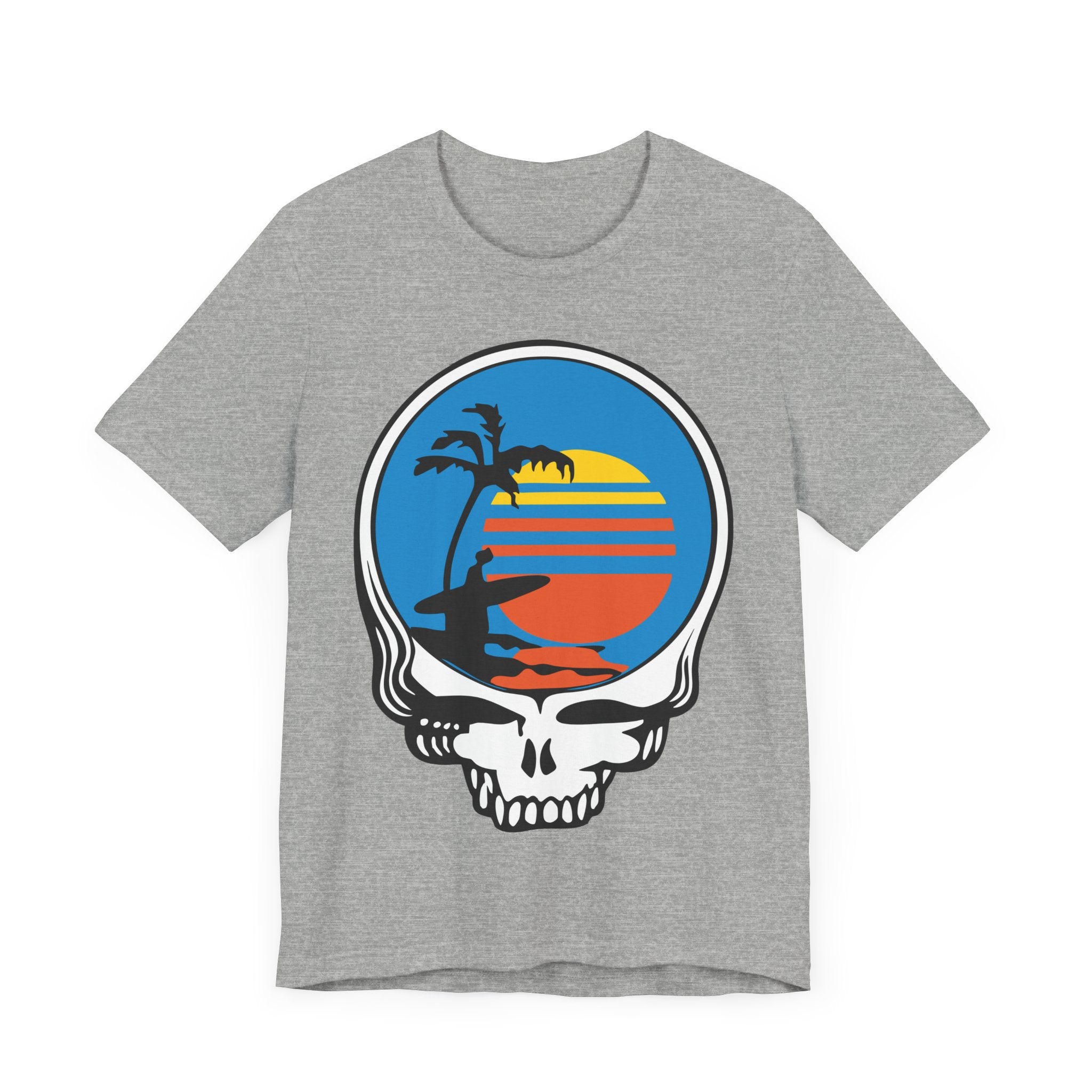 Unisex T Shirt Short Sleeve | Front Skull