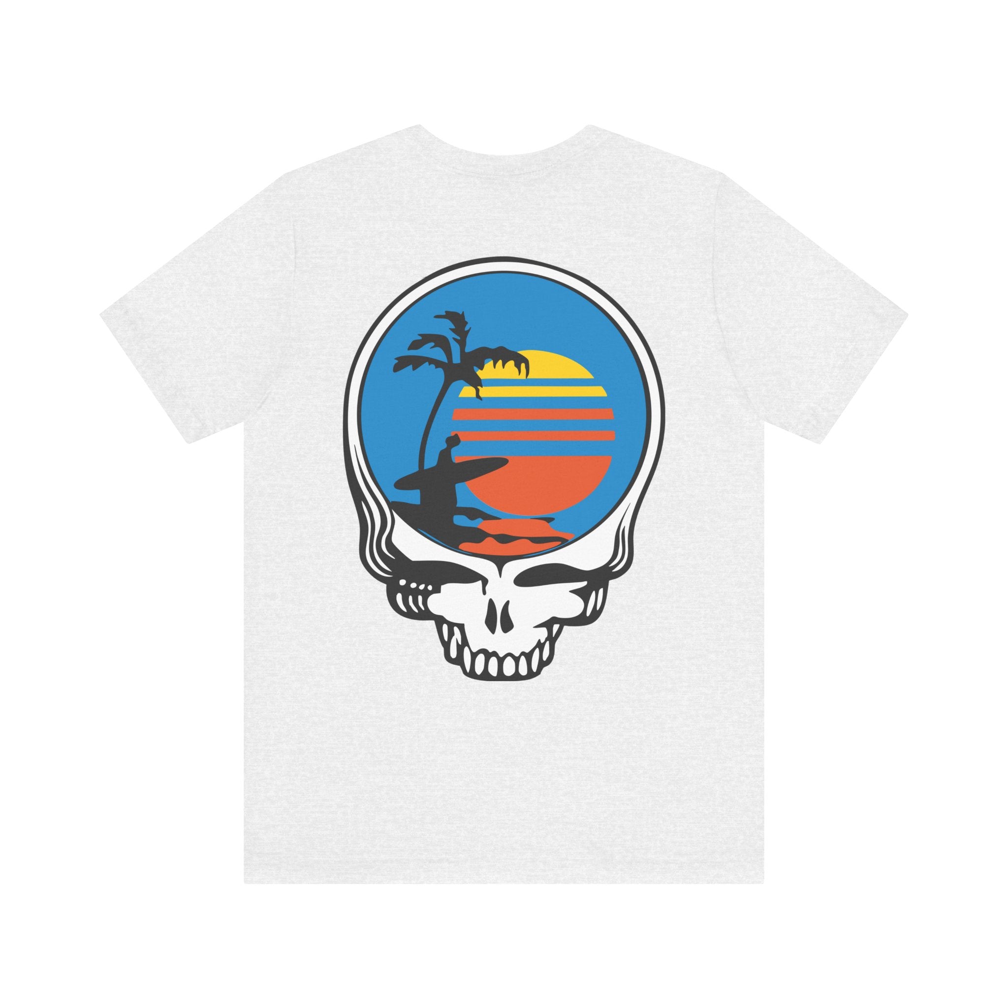 Unisex T Shirt Short Sleeve | Front Skull Back Skull