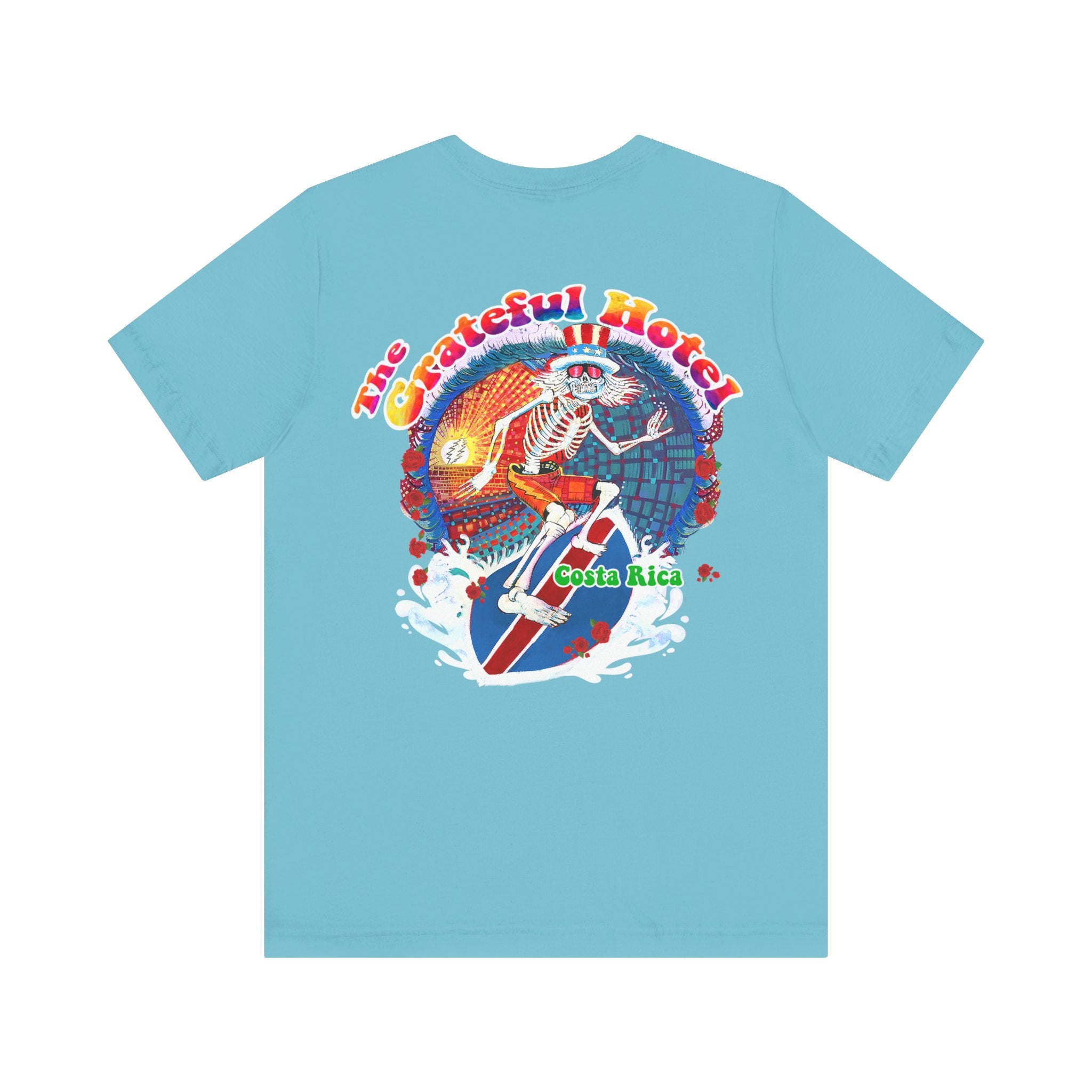 Unisex T Shirt Short Sleeve | Front TGH - Back Surfer (style march 2024)