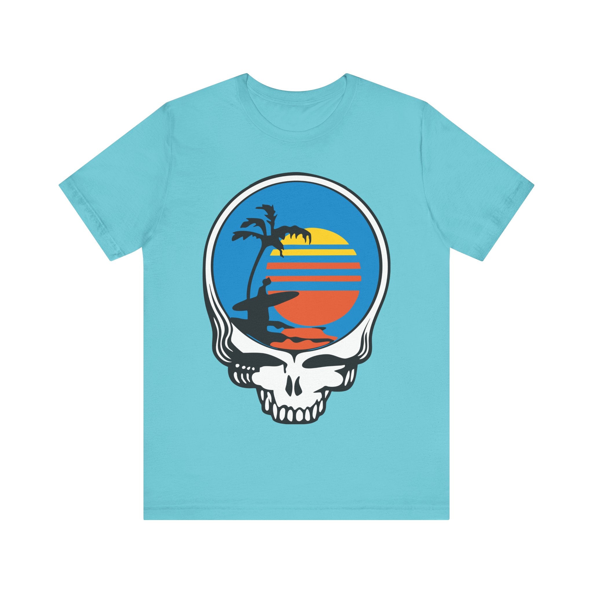 Unisex T Shirt Short Sleeve | Front Skull