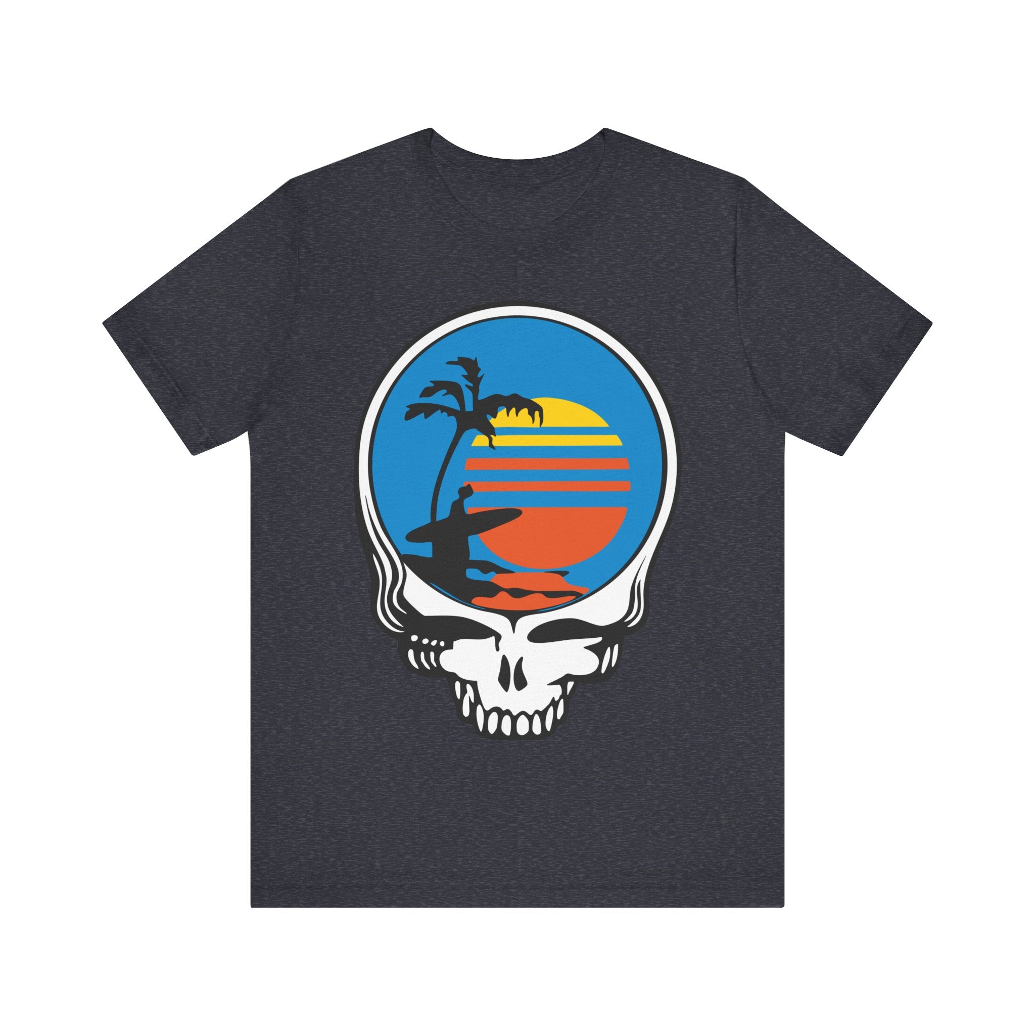 Unisex T Shirt Short Sleeve | Front Skull