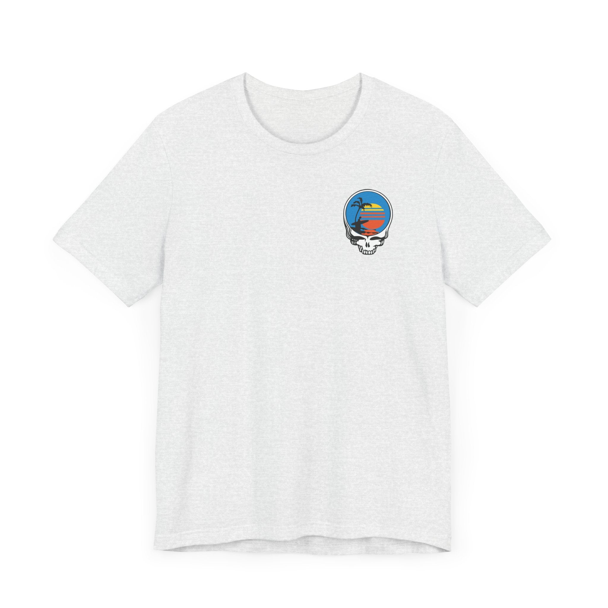 Unisex T Shirt Short Sleeve | Front Skull Back Skull
