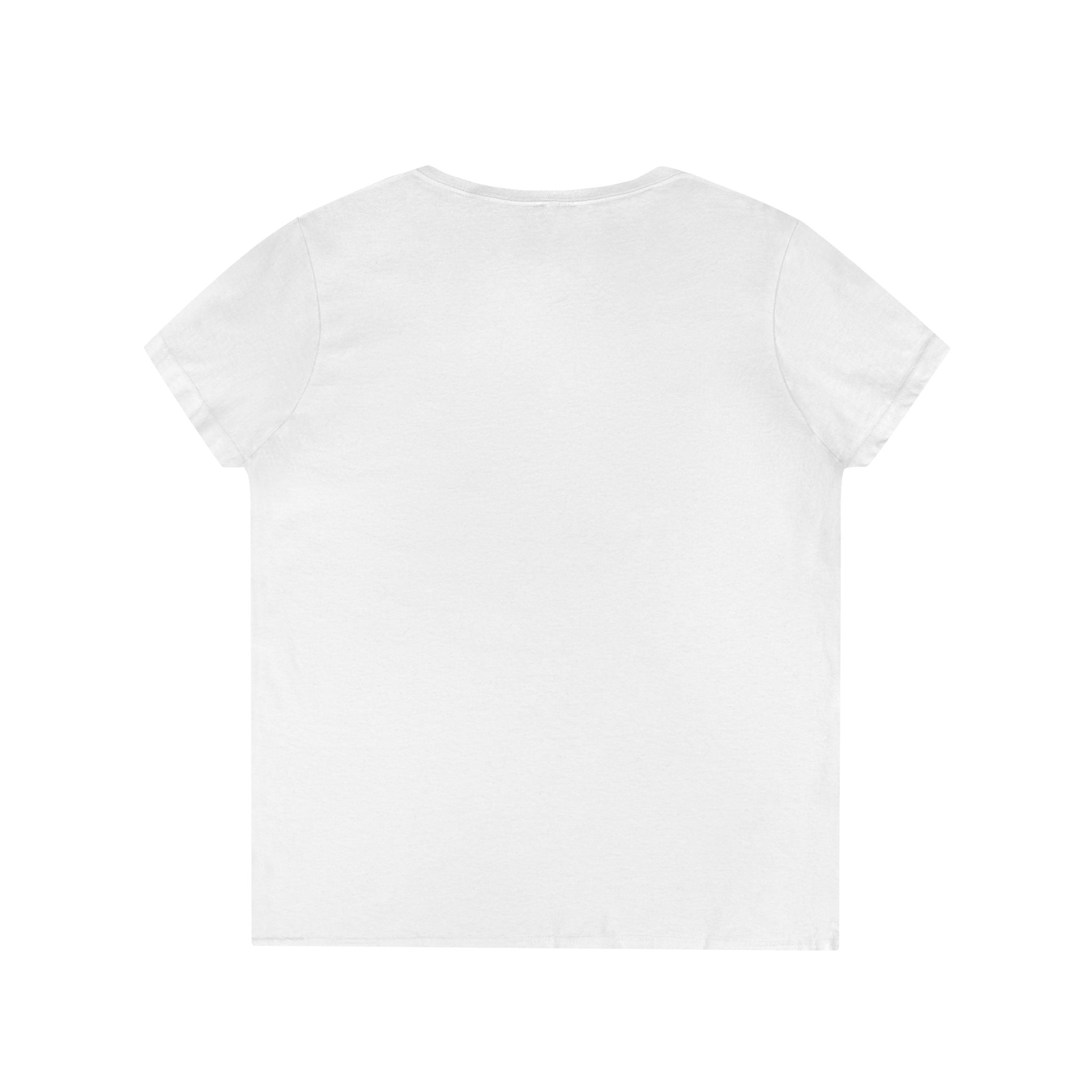 Woman V-Neck T-Shirt | Front Mushroom