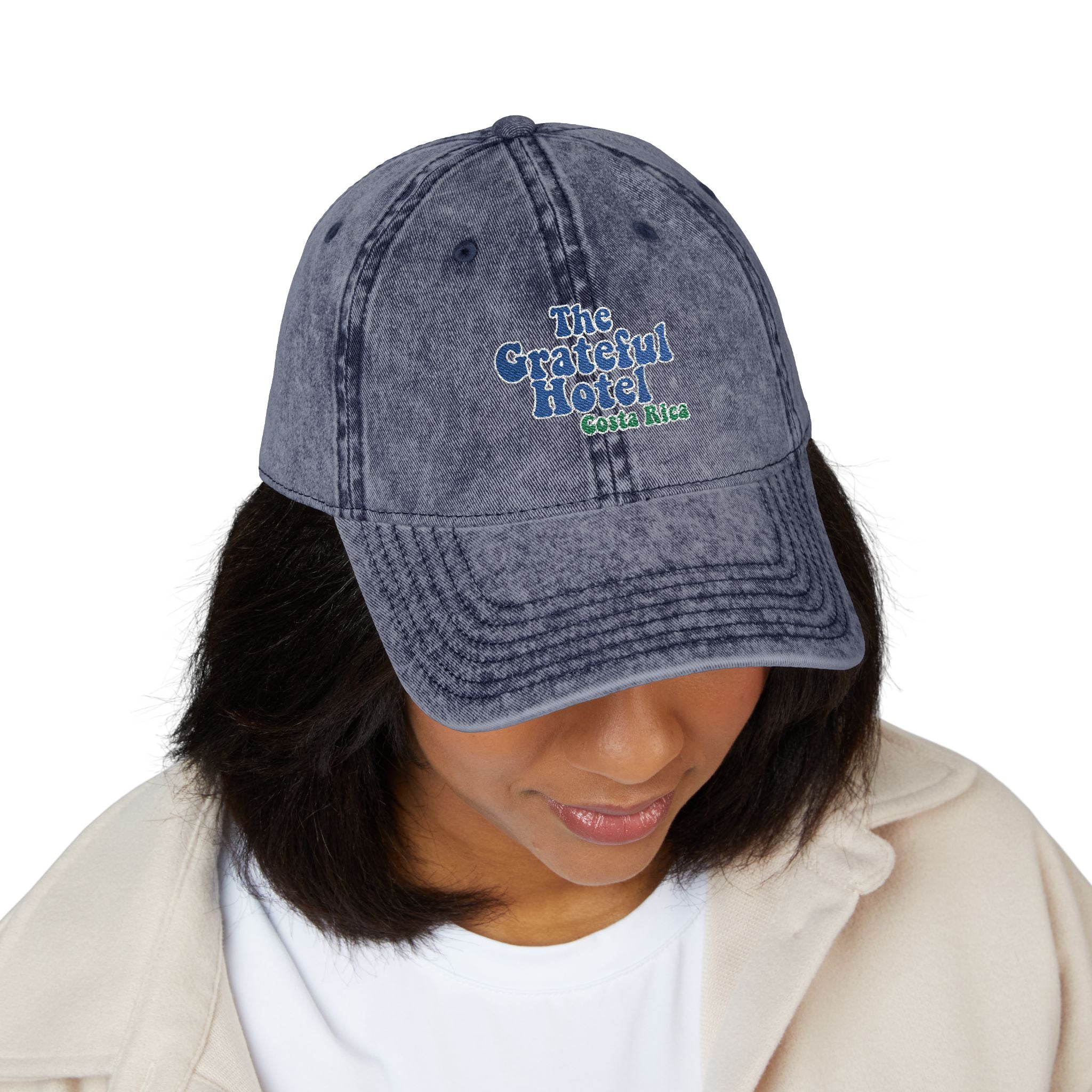 Vintage Embroidered Cap | Front TGH
