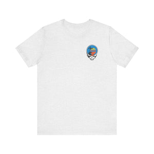 Unisex T Shirt Short Sleeve | Front Skull Back Skull