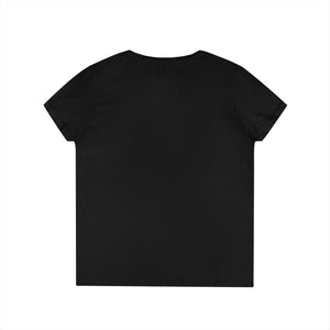 Woman V-Neck T-Shirt | Front Mushroom