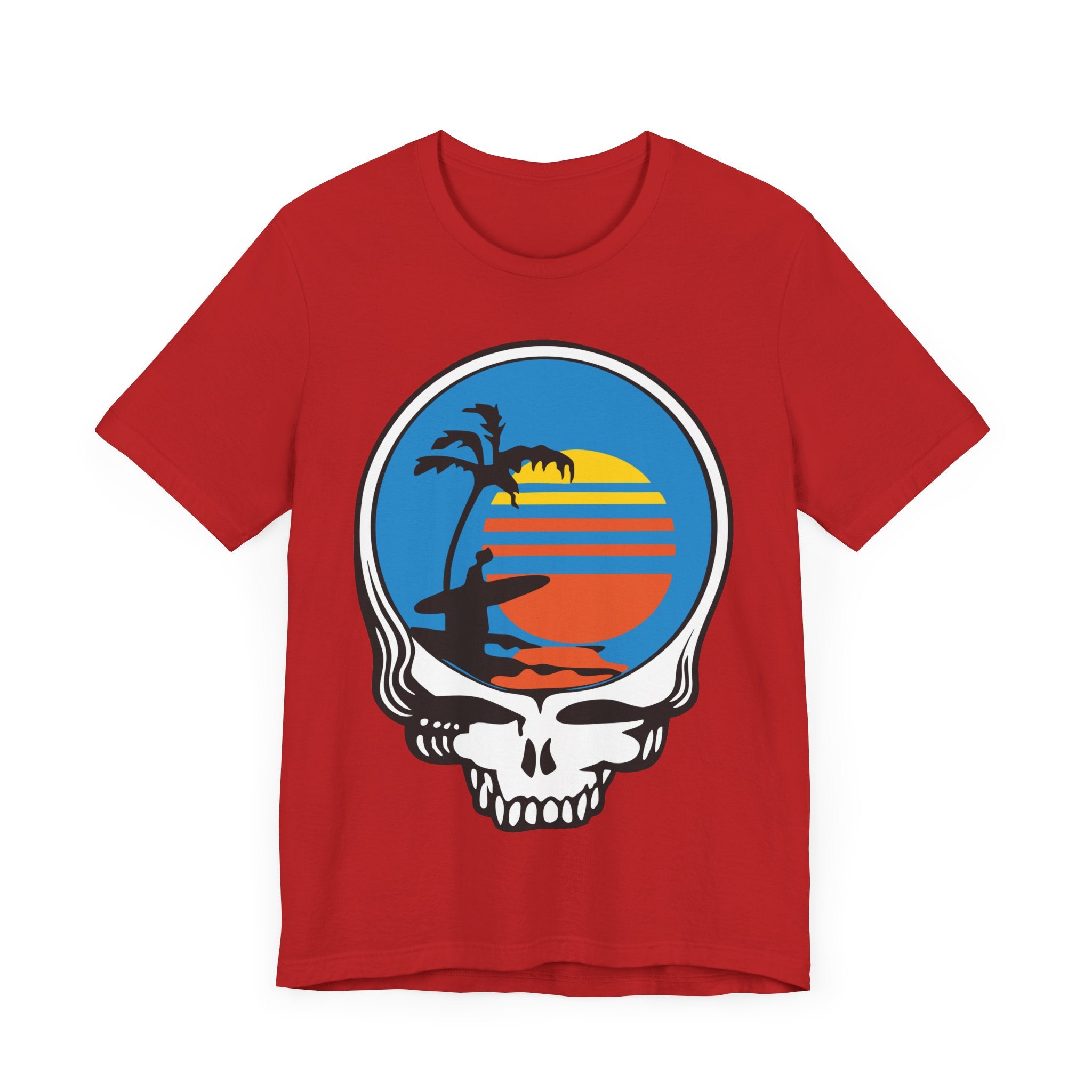 Unisex T Shirt Short Sleeve | Front Skull