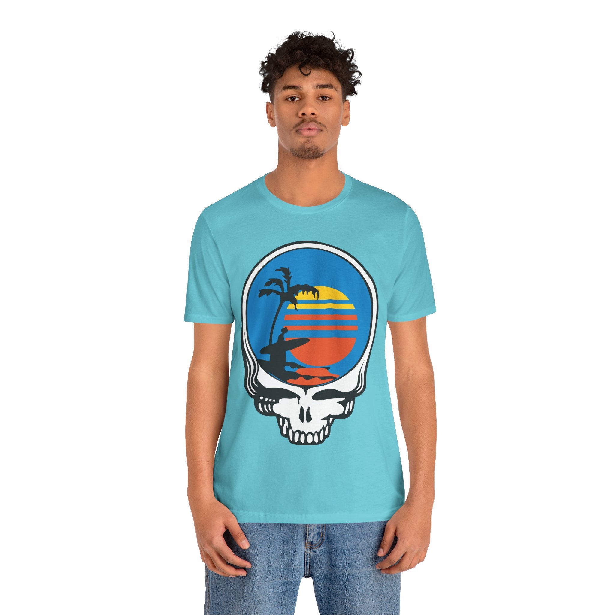 Unisex T Shirt Short Sleeve | Front Skull