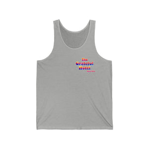 Unisex Jersey Tank | Front TGH Back Surfer