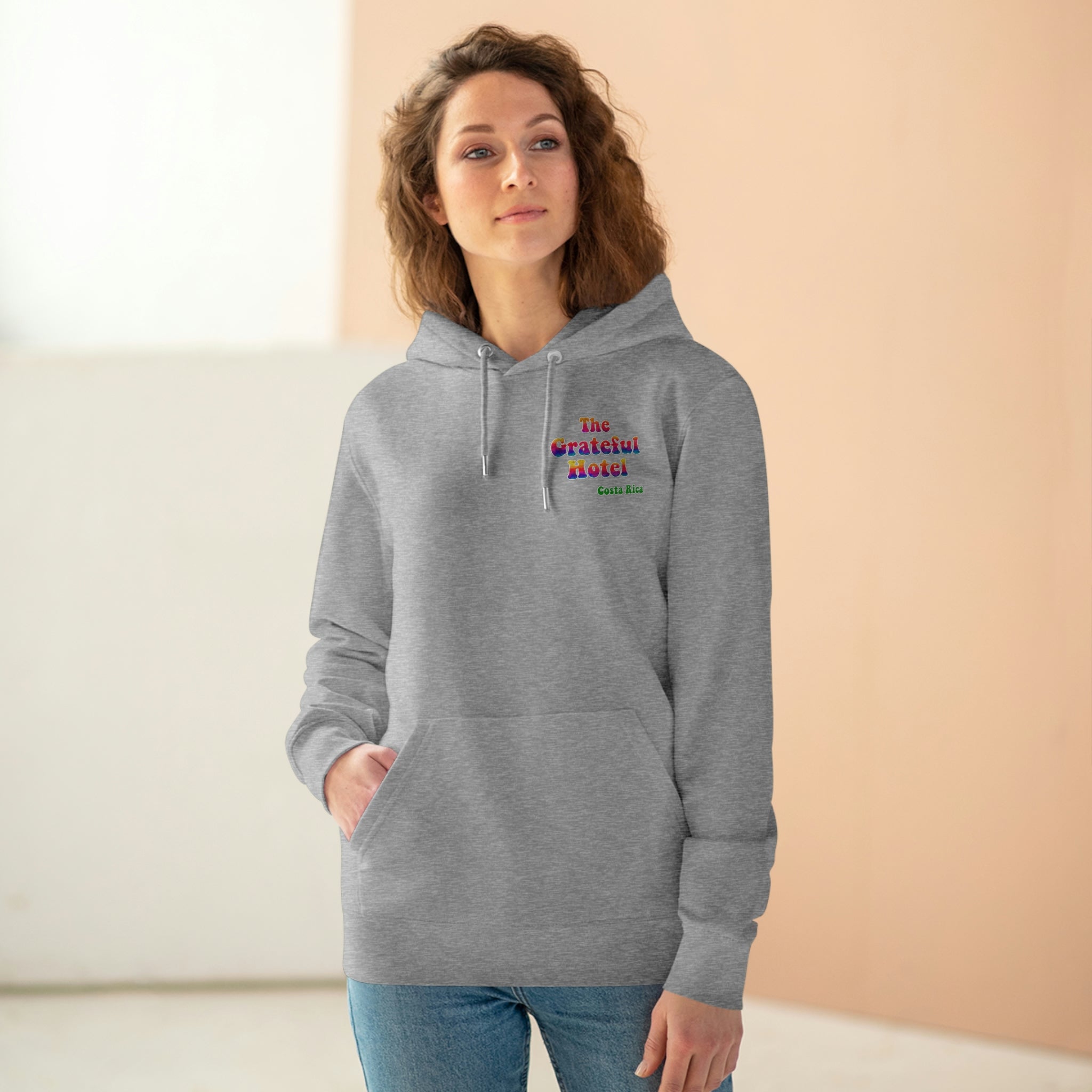 Unisex Cruiser Hoodie | Front TGH - Back Surfer