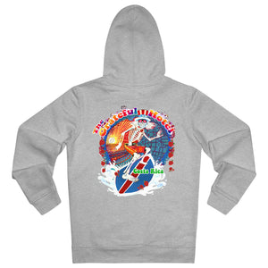 Unisex Cruiser Hoodie | Front TGH - Back Surfer