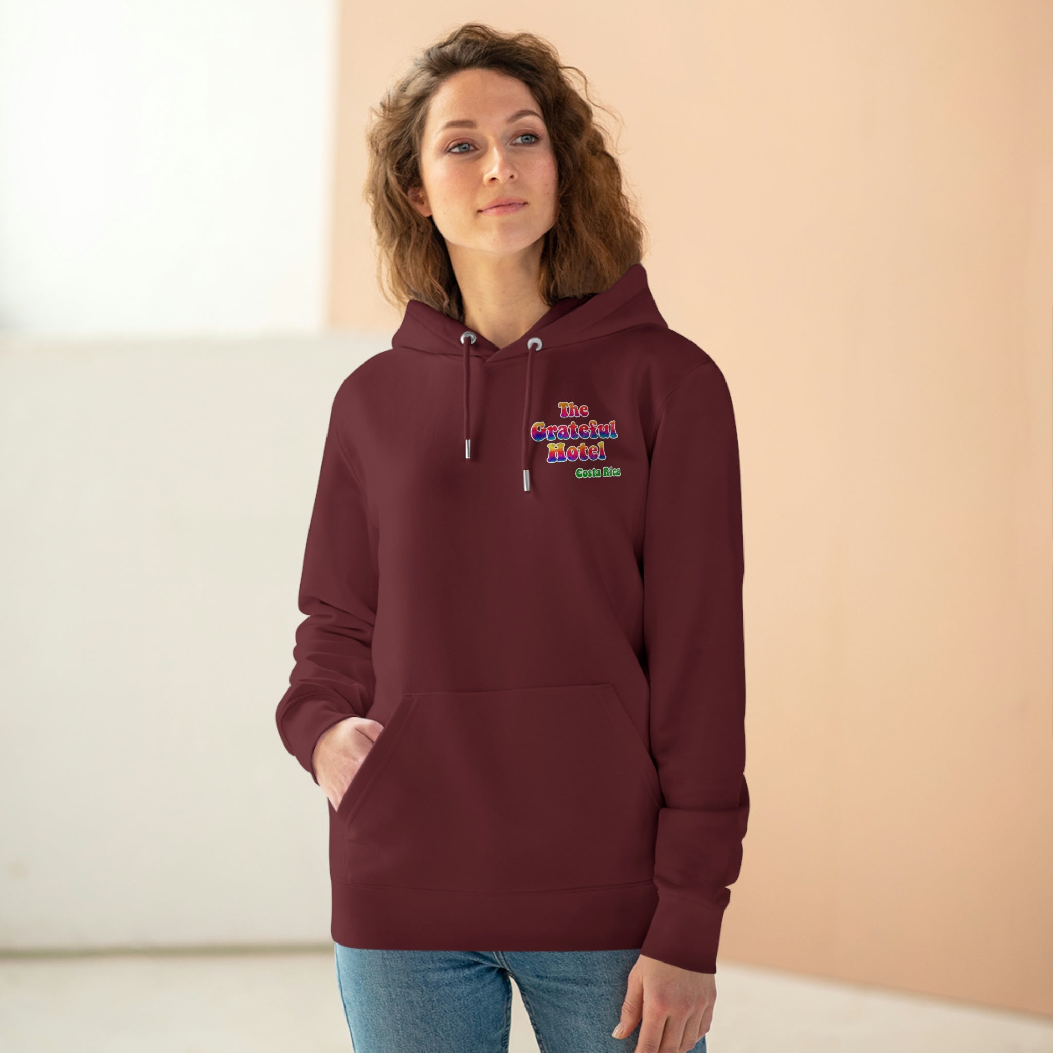 Unisex Cruiser Hoodie | Front TGH - Back Surfer