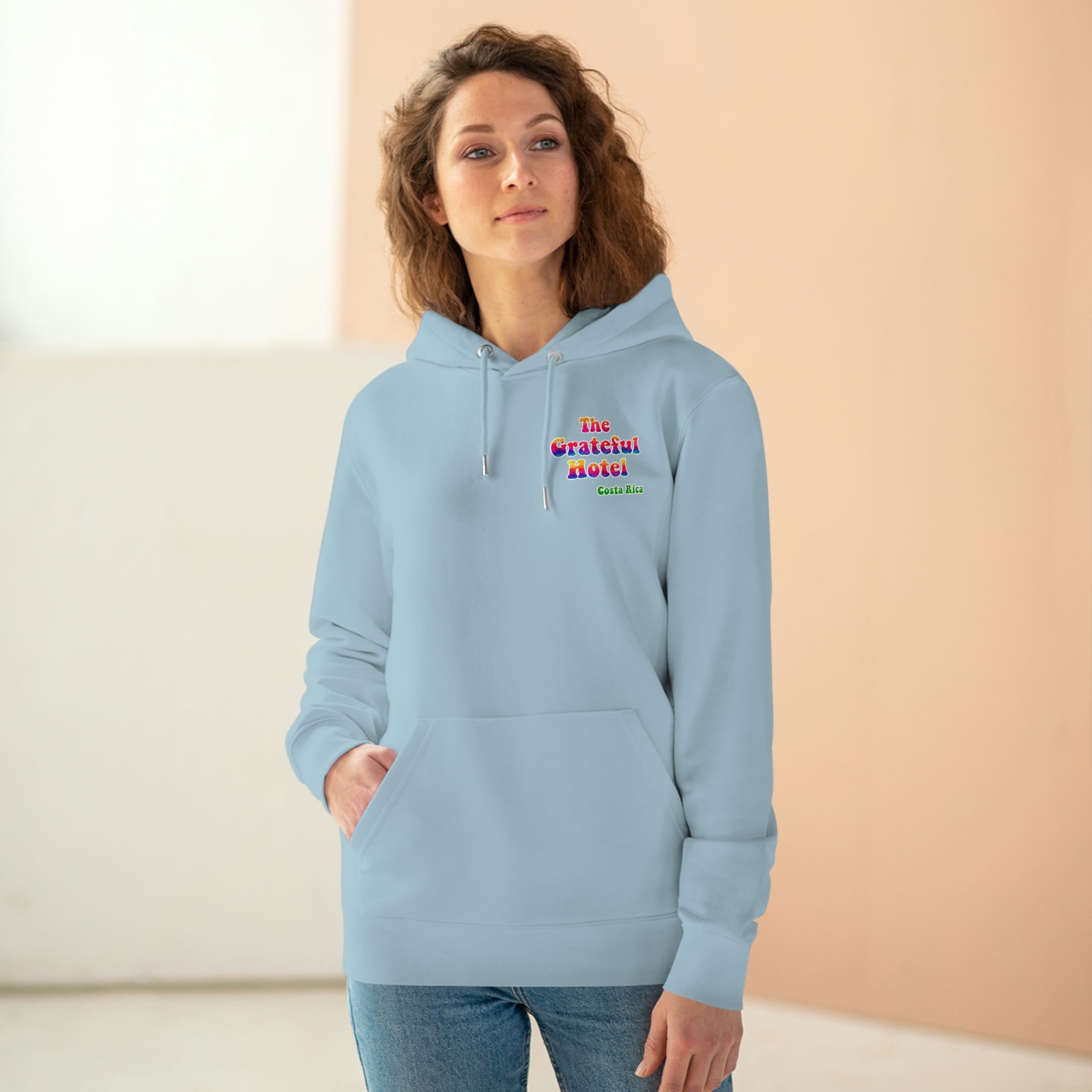 Unisex Cruiser Hoodie | Front TGH - Back Surfer