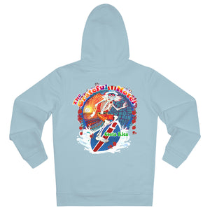 Unisex Cruiser Hoodie | Front TGH - Back Surfer